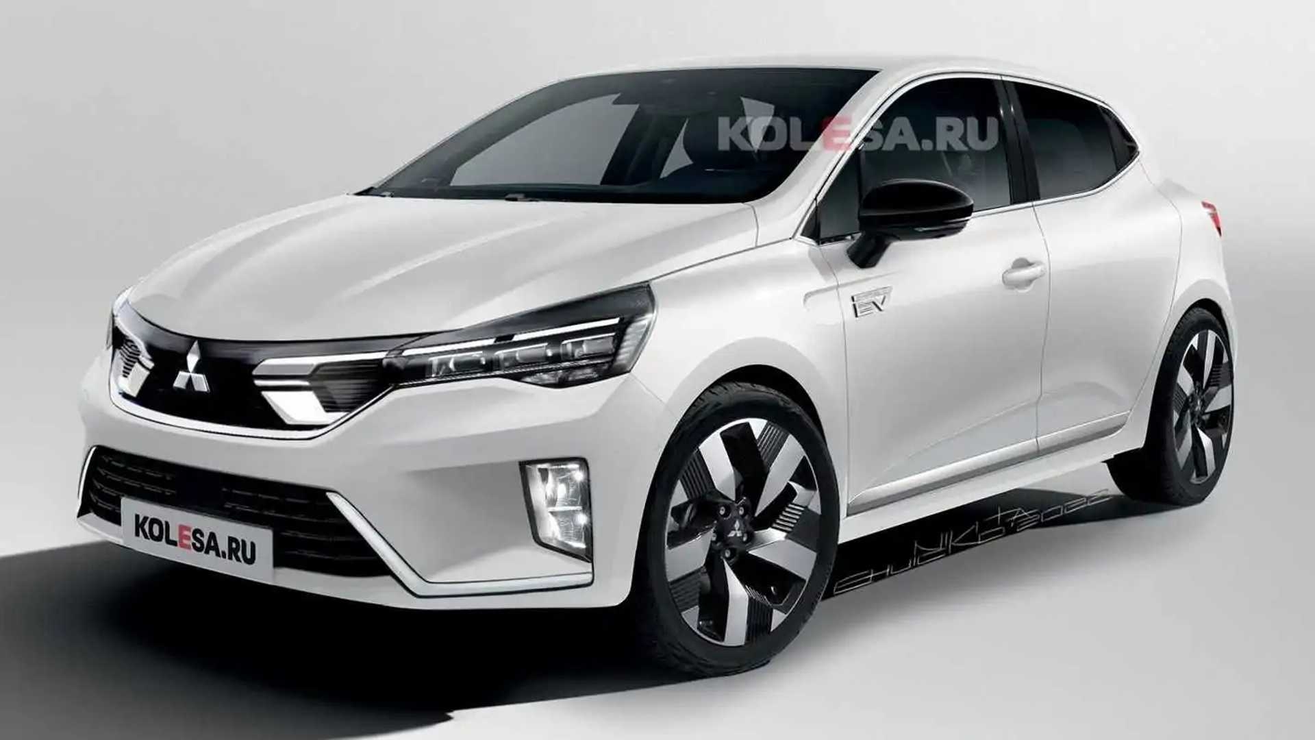 2023 Mitsubishi Colt Rendered Based On Teaser Looks Familiar