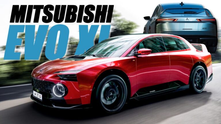 2027 Mitsubishi Lancer EVO XI Renders Are Too Good To Be True Carscoops