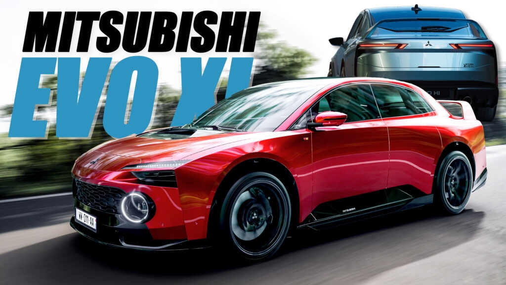 2027 Mitsubishi Lancer EVO XI Renders Are Too Good To Be True Carscoops